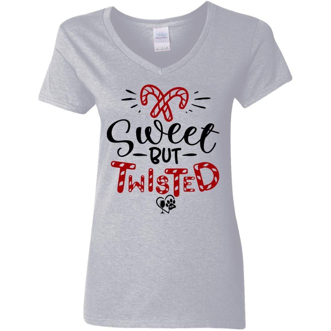 T-Shirts Sport Grey / S WineyBitches.Co Ladies' 5.3 oz. V-Neck T-Shirt WineyBitchesCo