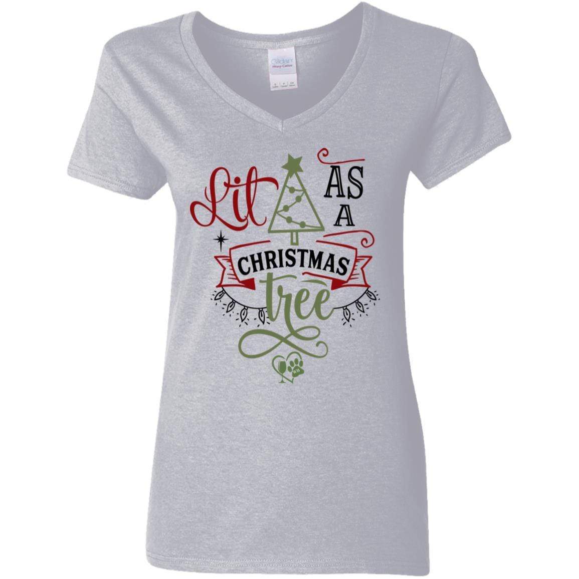 T-Shirts Sport Grey / S WineyBitches.Co Ladies' 5.3 oz. V-Neck T-Shirt WineyBitchesCo