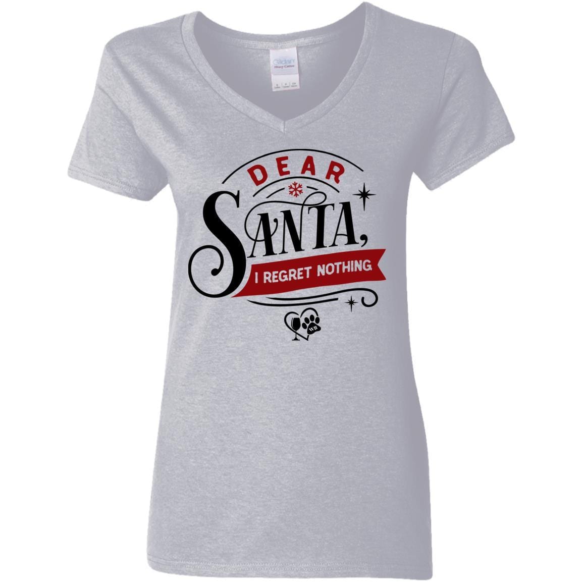 T-Shirts Sport Grey / S WineyBitches.Co Ladies' 5.3 oz. V-Neck T-Shirt WineyBitchesCo