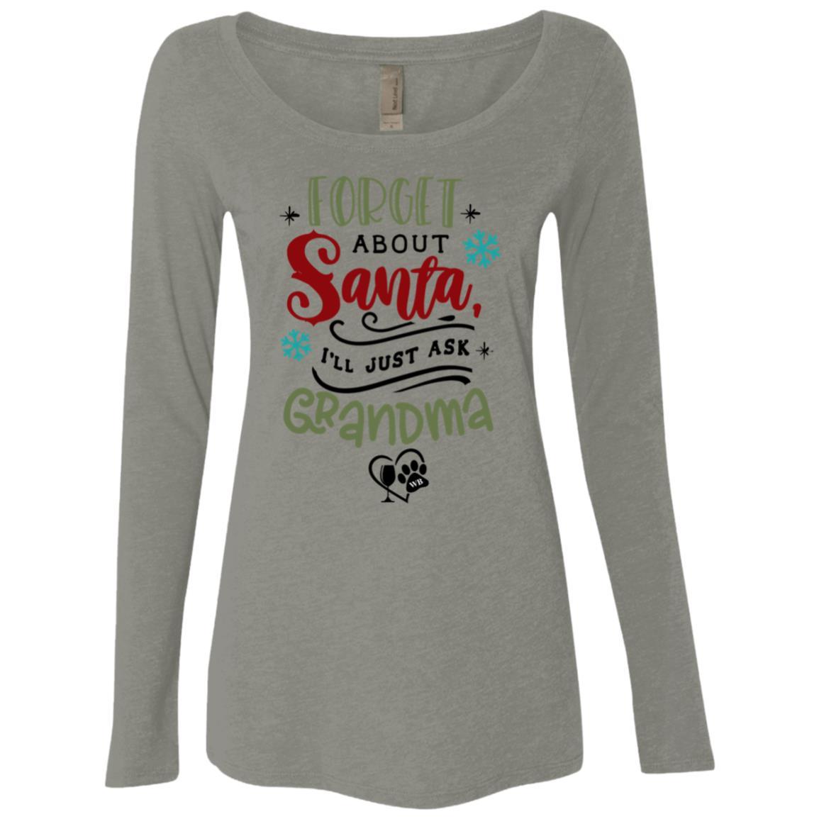 T-Shirts Venetian Grey / S WineyBitches.Co Ladies' Triblend LS Scoop WineyBitchesCo