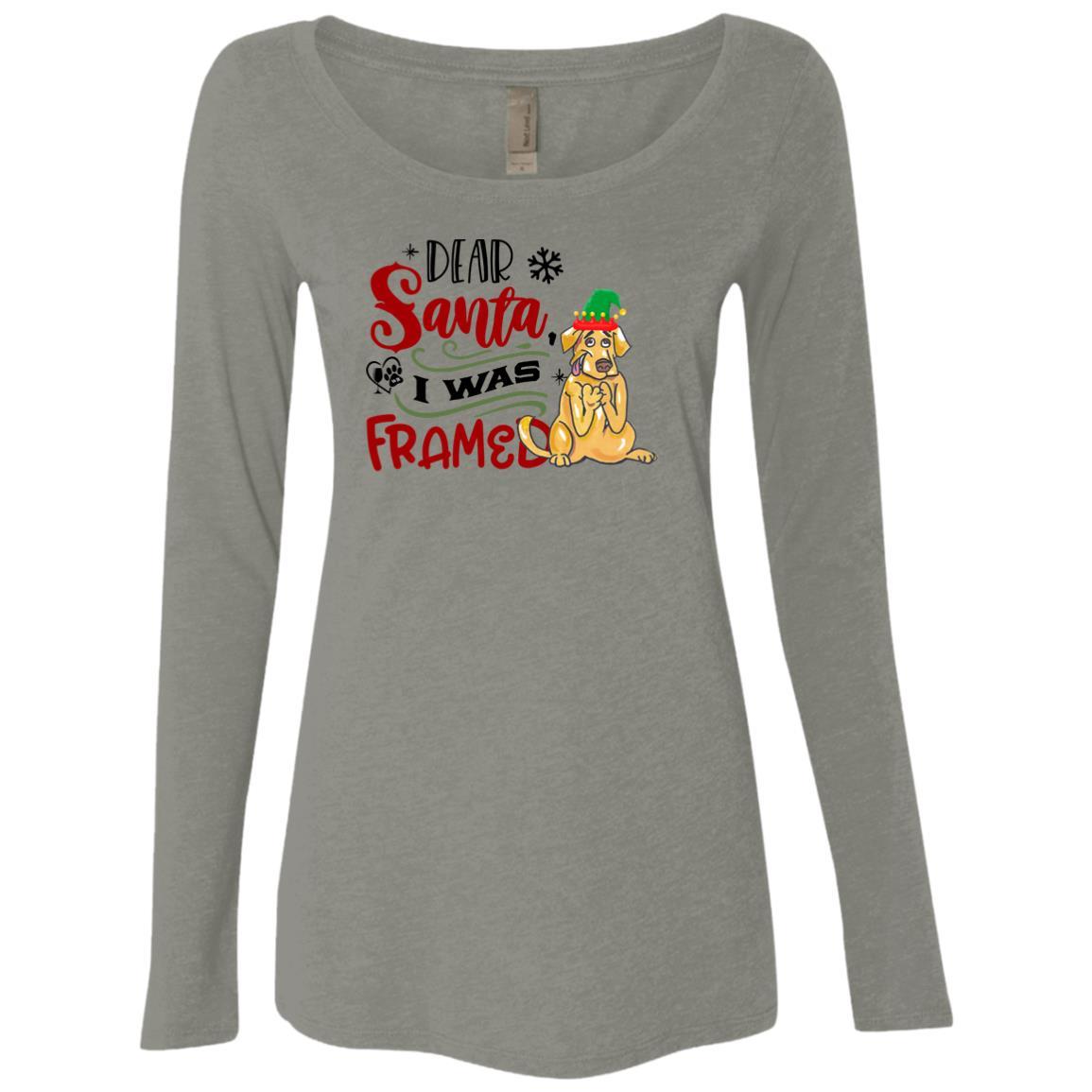 T-Shirts Venetian Grey / S WineyBitches.Co Ladies' Triblend LS Scoop WineyBitchesCo