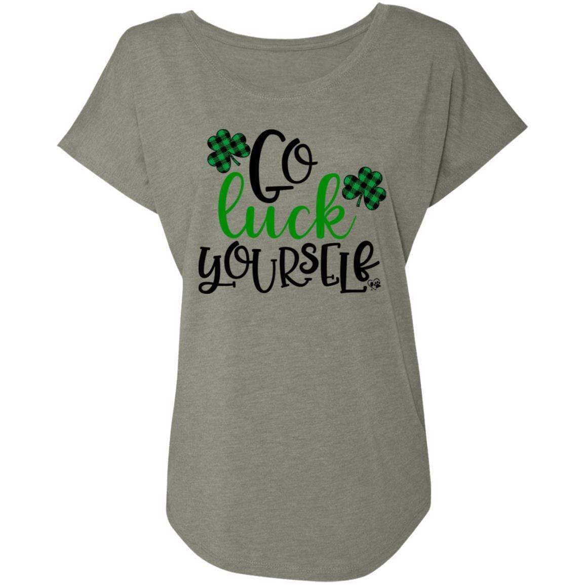 T-Shirts Venetian Grey / X-Small Winey Bitches Co Ladies' Triblend Dolman Sleeve WineyBitchesCo