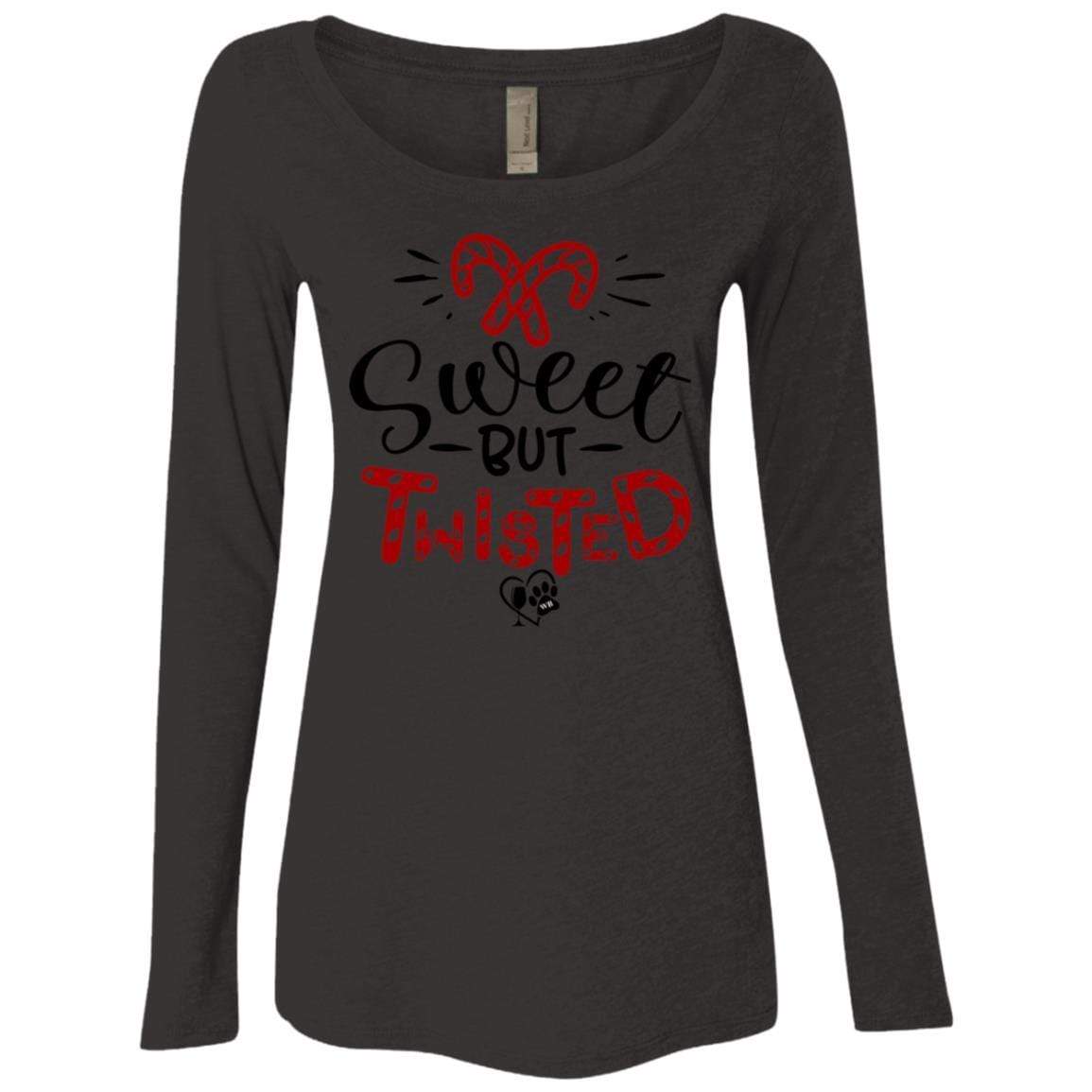 T-Shirts Vintage Black / S WineyBitches.Co Ladies' Triblend LS Scoop WineyBitchesCo