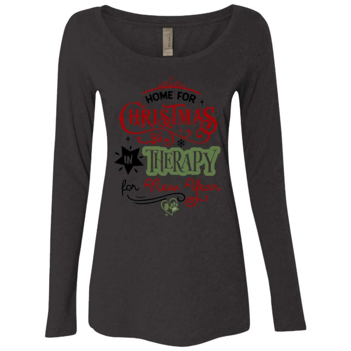T-Shirts Vintage Black / S WineyBitches.Co Ladies' Triblend LS Scoop WineyBitchesCo