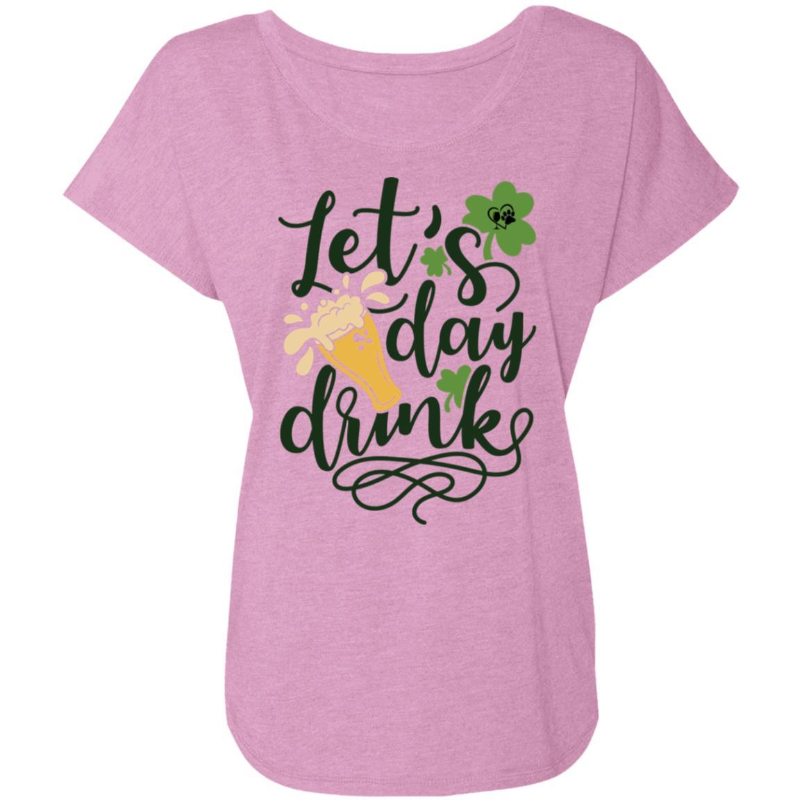 T-Shirts Vintage Lilac / X-Small Winey Bitches Co Ladies' Triblend Dolman Sleeve WineyBitchesCo