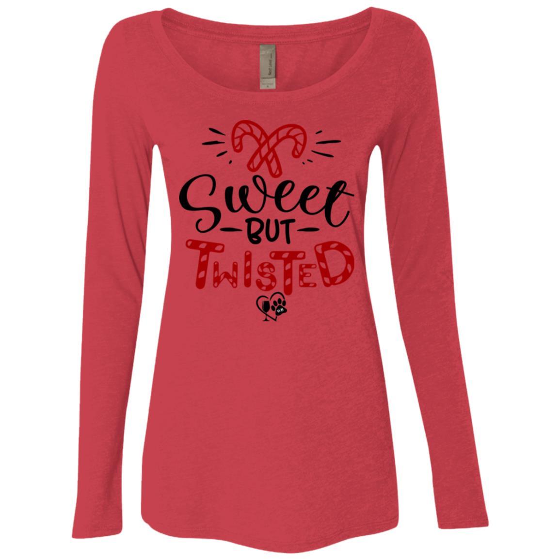 T-Shirts Vintage Red / S WineyBitches.Co Ladies' Triblend LS Scoop WineyBitchesCo