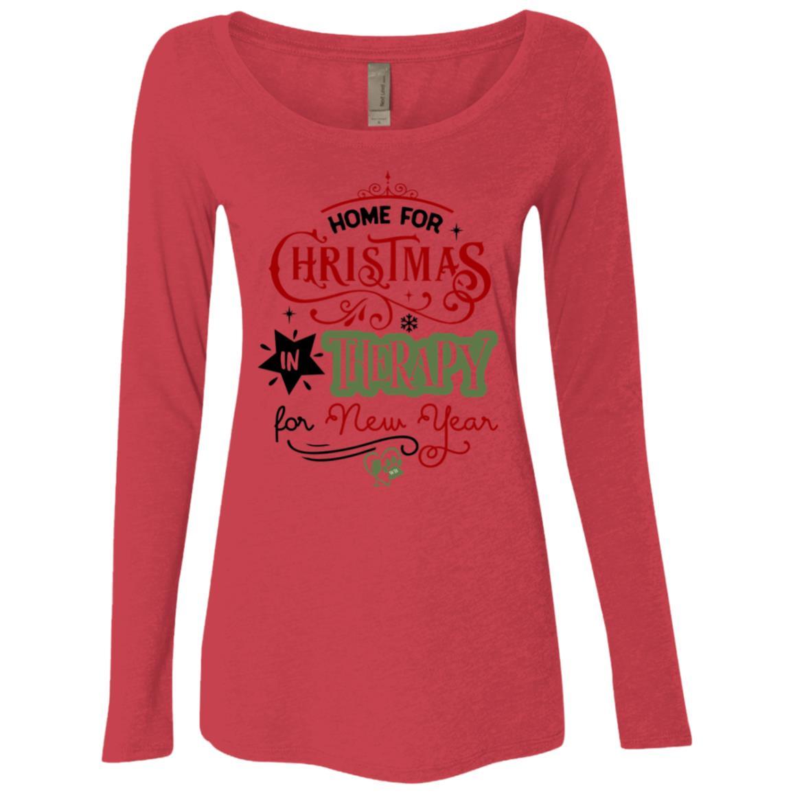 T-Shirts Vintage Red / S WineyBitches.Co Ladies' Triblend LS Scoop WineyBitchesCo
