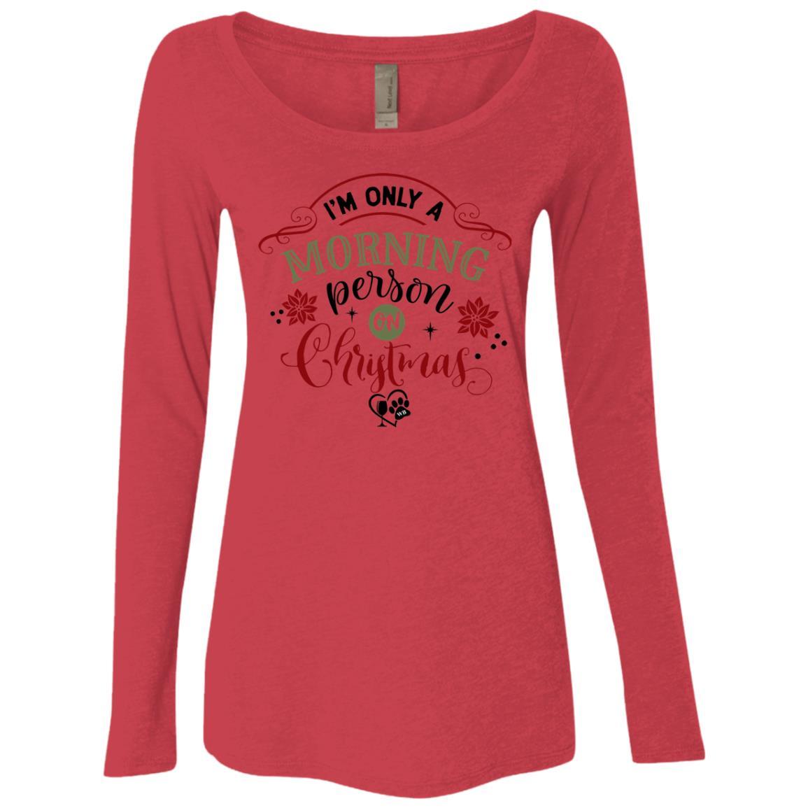 T-Shirts Vintage Red / S WineyBitches.Co Ladies' Triblend LS Scoop WineyBitchesCo