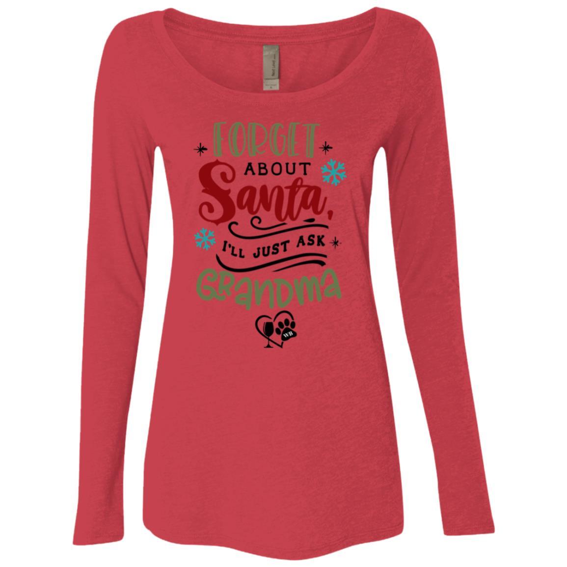 T-Shirts Vintage Red / S WineyBitches.Co Ladies' Triblend LS Scoop WineyBitchesCo
