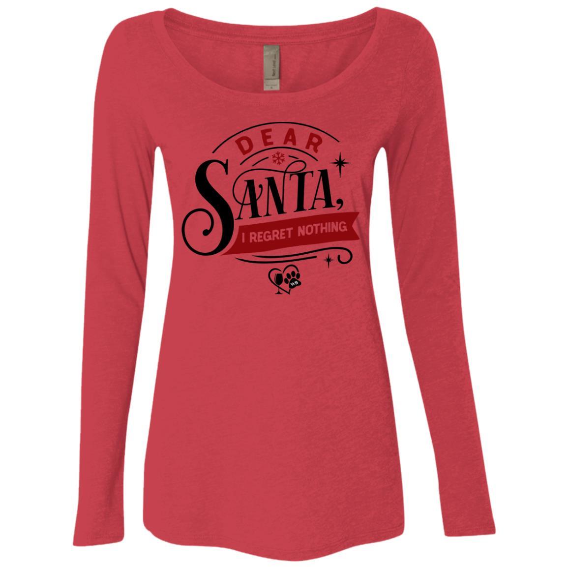 T-Shirts Vintage Red / S WineyBitches.Co Ladies' Triblend LS Scoop WineyBitchesCo