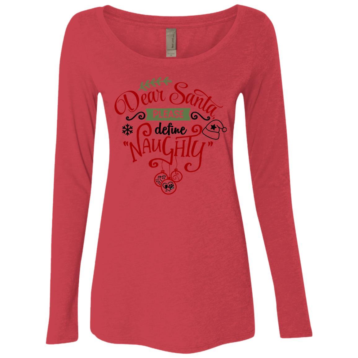 T-Shirts Vintage Red / S WineyBitches.Co Ladies' Triblend LS Scoop WineyBitchesCo