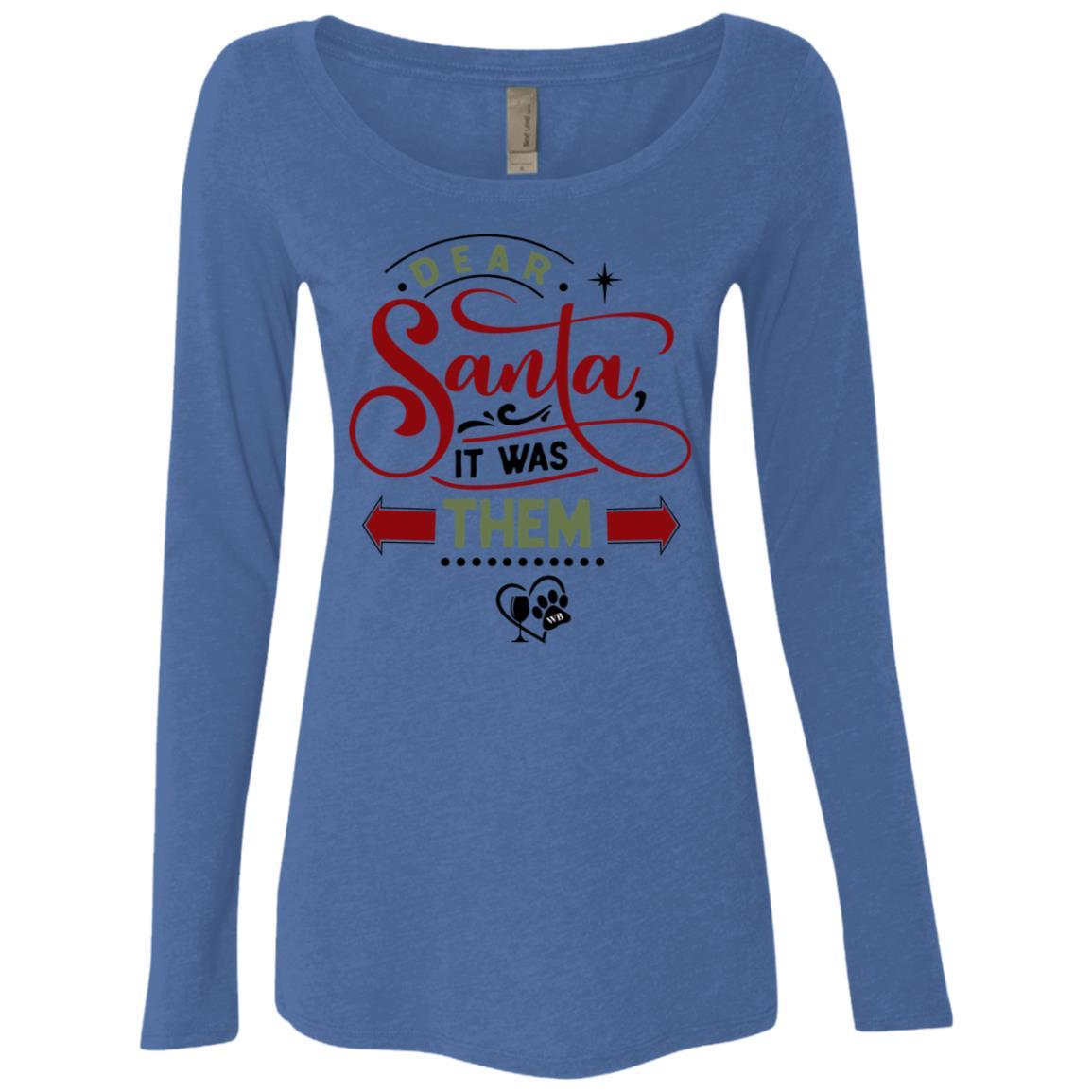 T-Shirts Vintage Royal / S WineyBitches.Co Ladies' Triblend LS Scoop WineyBitchesCo