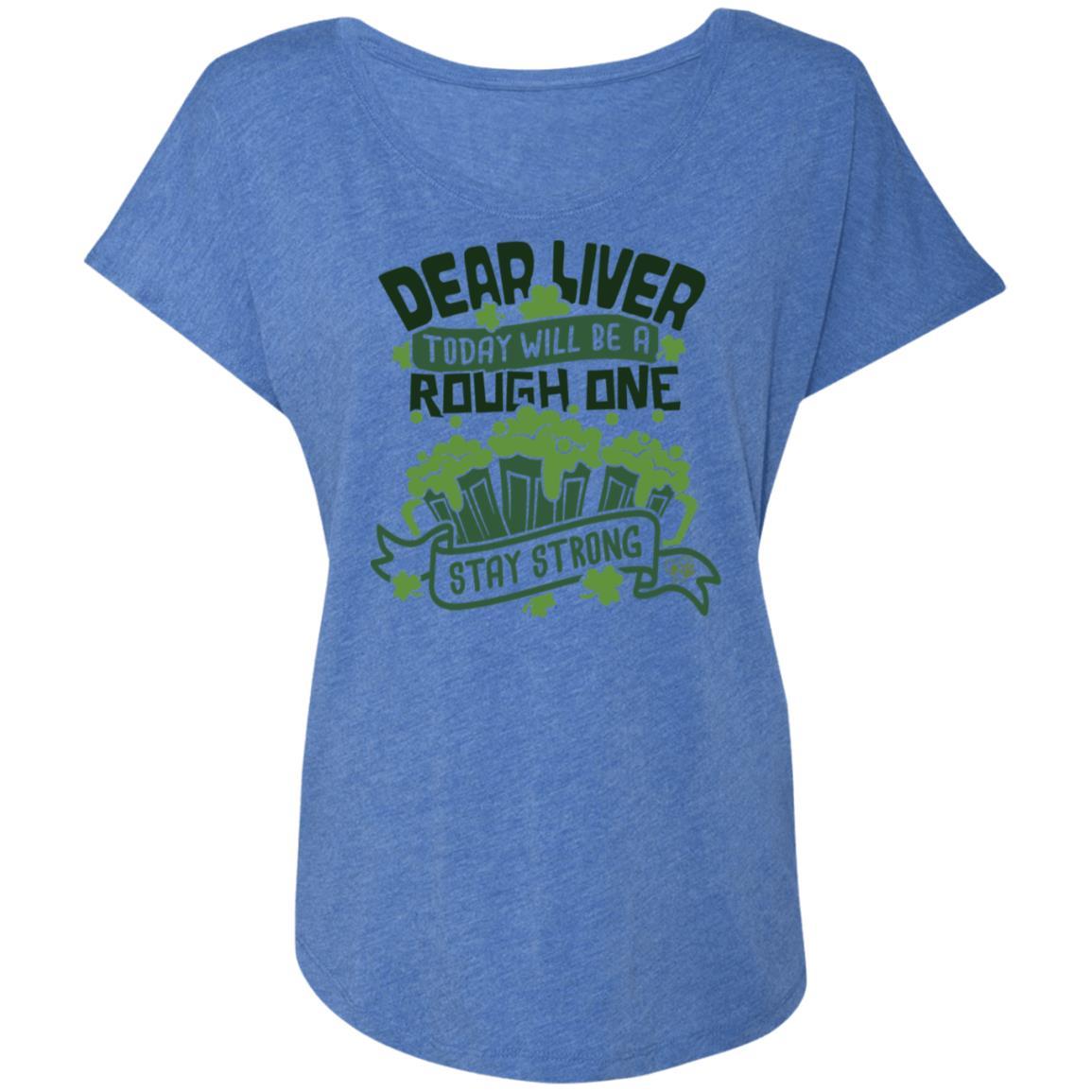 T-Shirts Vintage Royal / X-Small Winey Bitches Co Ladies' Triblend Dolman Sleeve WineyBitchesCo