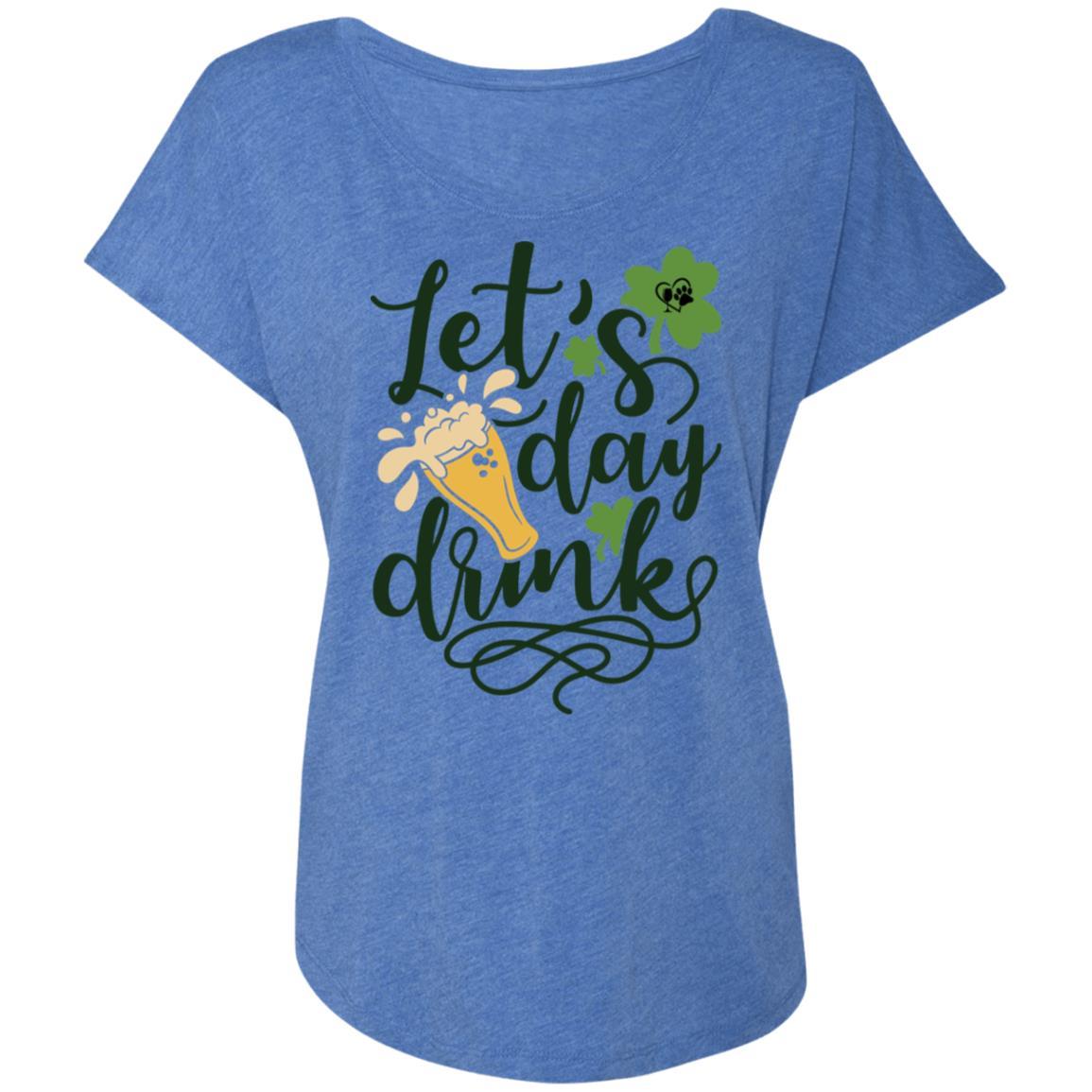 T-Shirts Vintage Royal / X-Small Winey Bitches Co Ladies' Triblend Dolman Sleeve WineyBitchesCo