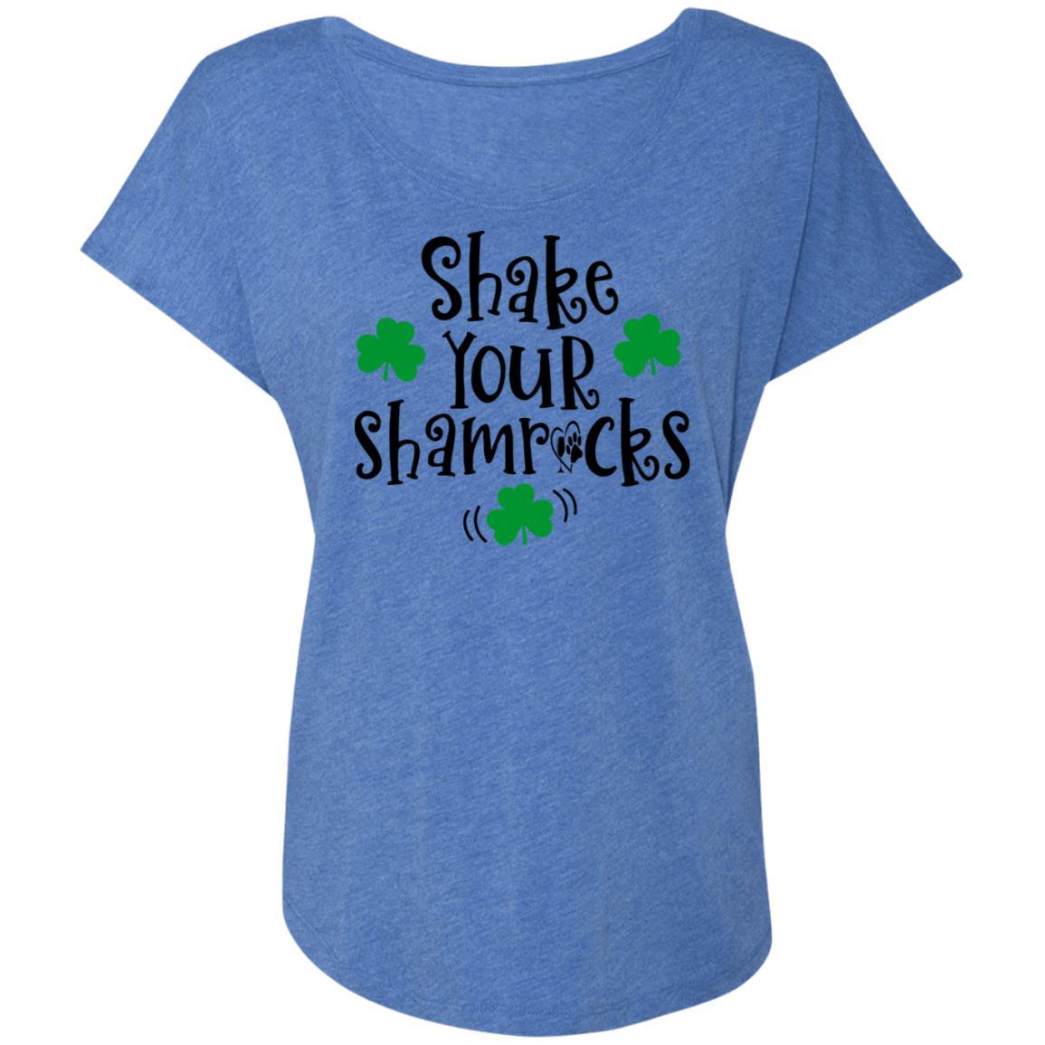 T-Shirts Vintage Royal / X-Small Winey Bitches Co Ladies' Triblend Dolman Sleeve WineyBitchesCo