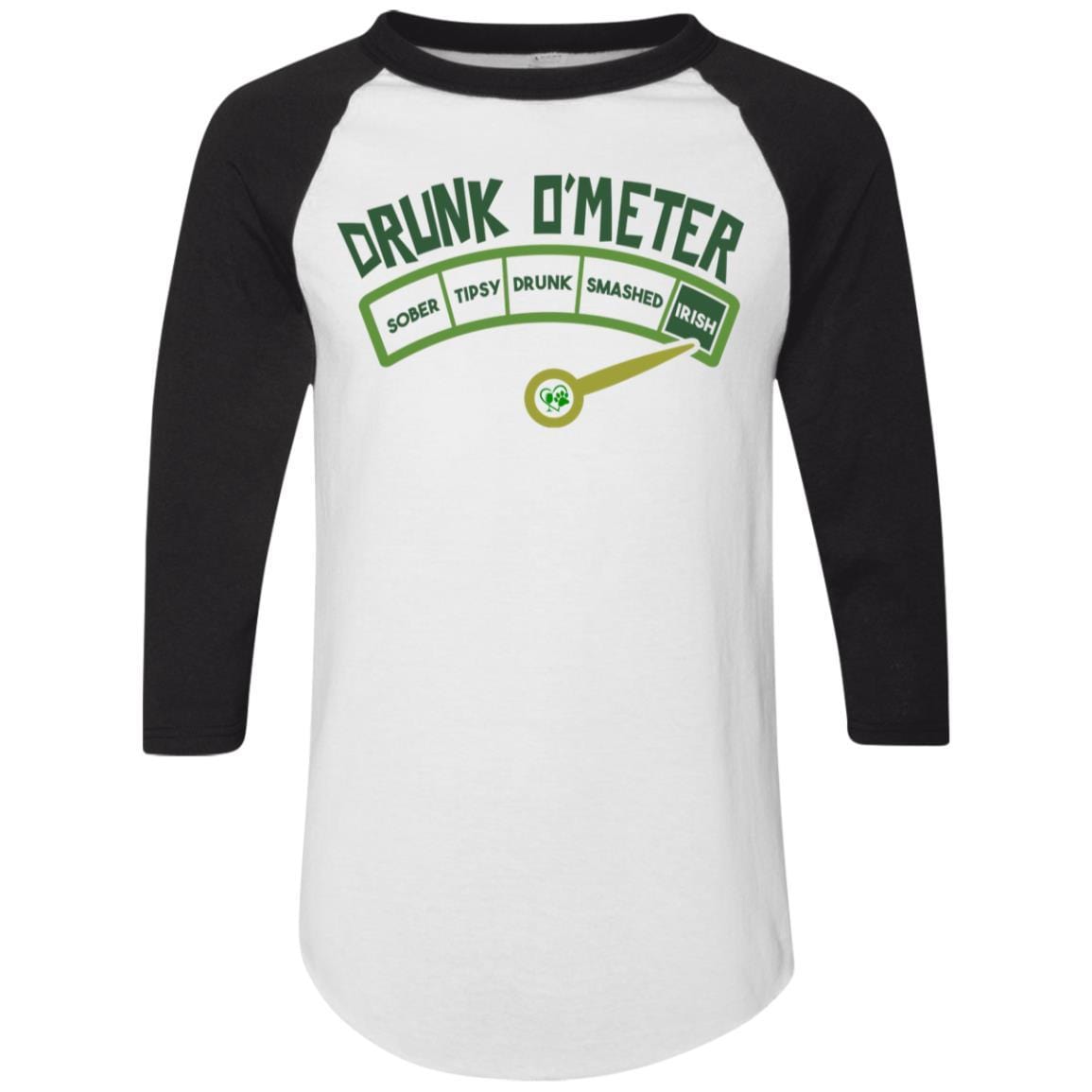 T-Shirts White/Black / S Winey Bitches Co Colorblock Raglan Jersey WineyBitchesCo
