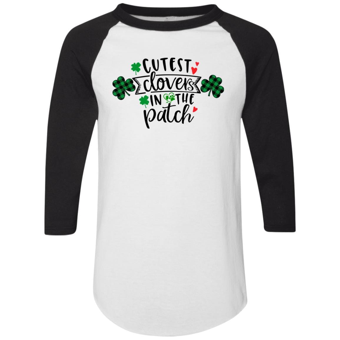 T-Shirts White/Black / S Winey Bitches Co Colorblock Raglan Jersey WineyBitchesCo