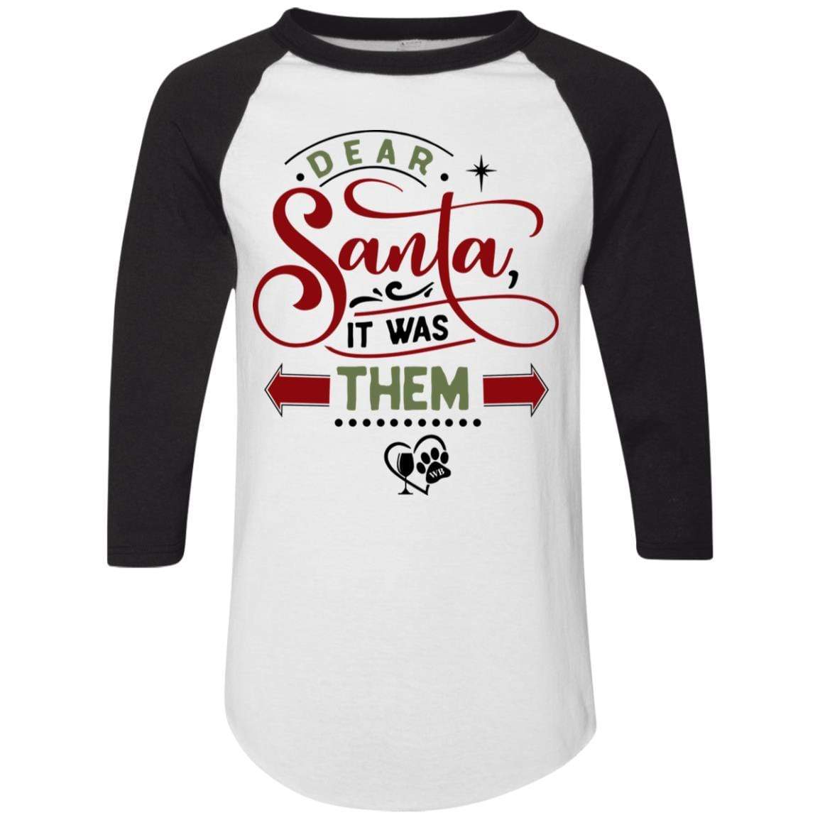 T-Shirts White/Black / S WineyBitches.Co Colorblock Raglan Jersey WineyBitchesCo