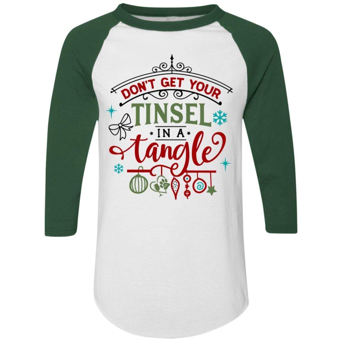 T-Shirts White/Dark Green / S WineyBitches.Co Colorblock Raglan Jersey WineyBitchesCo