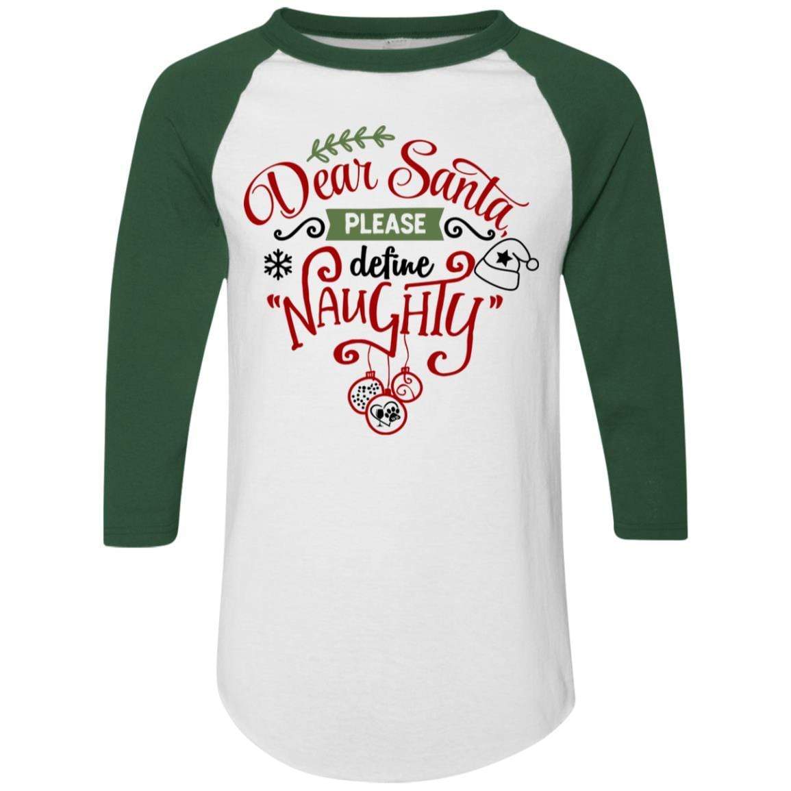 T-Shirts White/Dark Green / S WineyBitches.Co Colorblock Raglan Jersey WineyBitchesCo