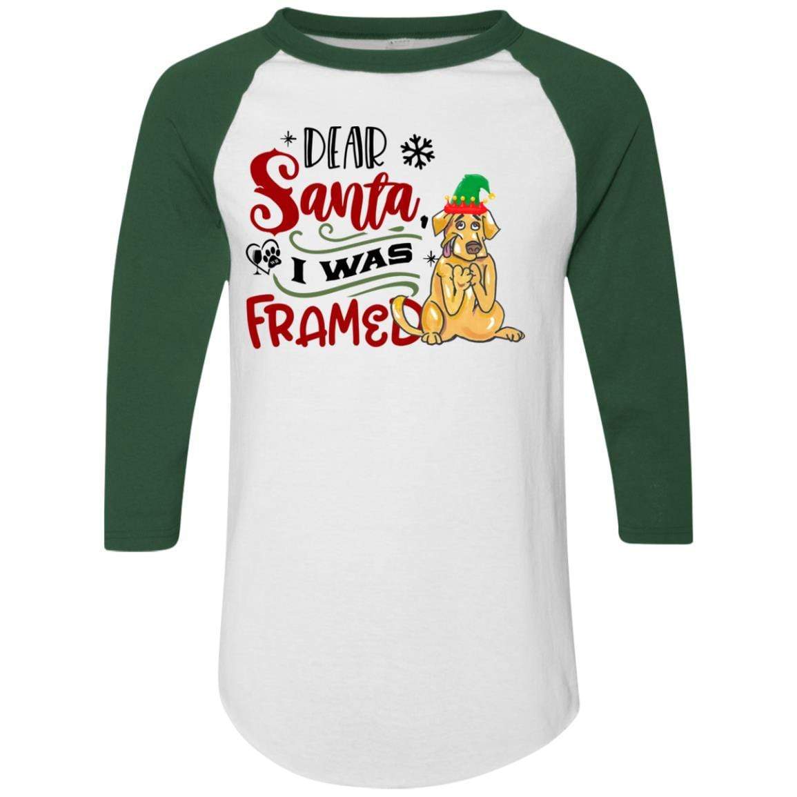T-Shirts White/Dark Green / S WineyBitches.Co Colorblock Raglan Jersey WineyBitchesCo