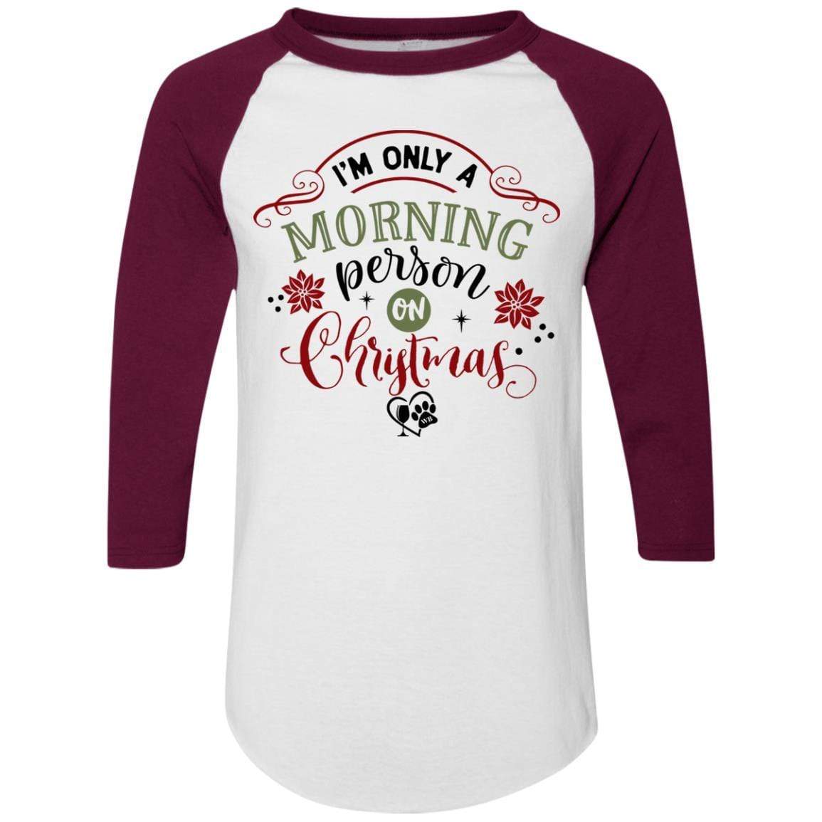 T-Shirts White/Maroon / S WineyBitches.Co Colorblock Raglan Jersey WineyBitchesCo