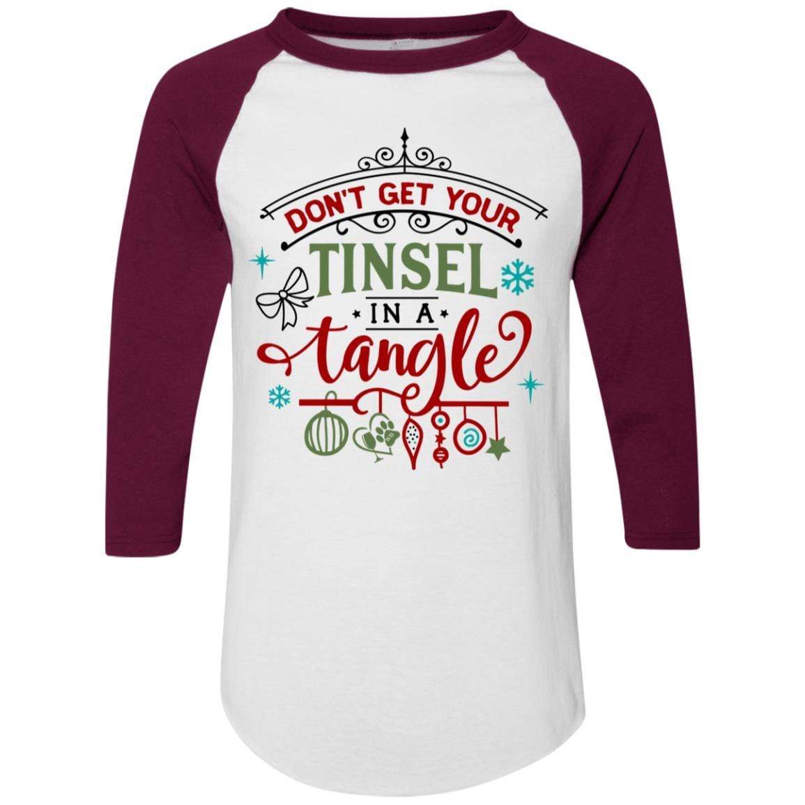 T-Shirts White/Maroon / S WineyBitches.Co Colorblock Raglan Jersey WineyBitchesCo