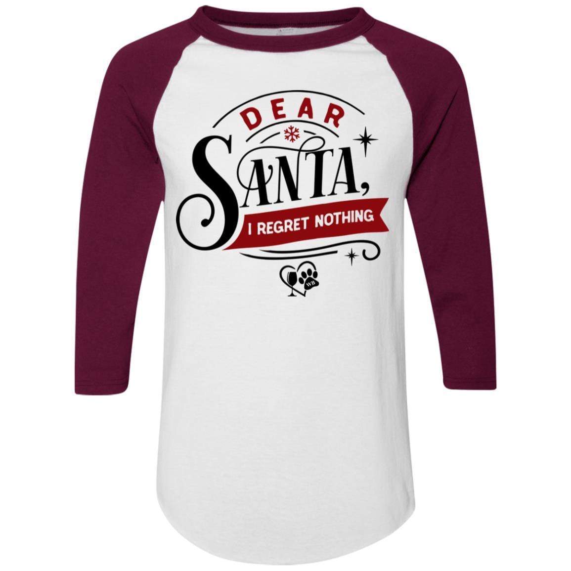 T-Shirts White/Maroon / S WineyBitches.Co Colorblock Raglan Jersey WineyBitchesCo