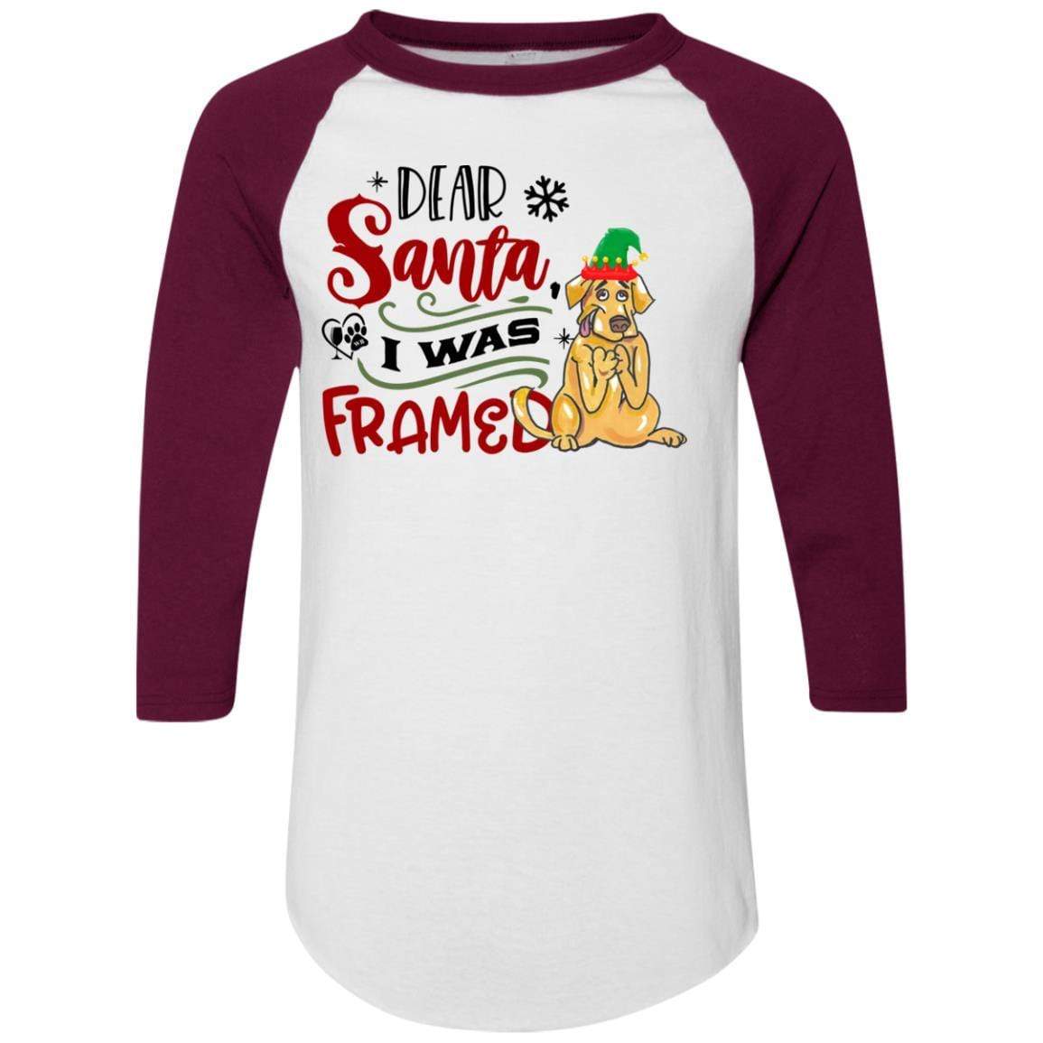 T-Shirts White/Maroon / S WineyBitches.Co Colorblock Raglan Jersey WineyBitchesCo