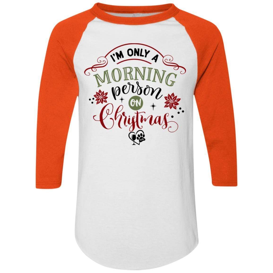 T-Shirts White/Orange / S WineyBitches.Co Colorblock Raglan Jersey WineyBitchesCo
