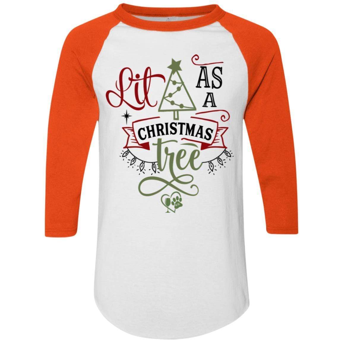 T-Shirts White/Orange / S WineyBitches.Co Colorblock Raglan Jersey WineyBitchesCo