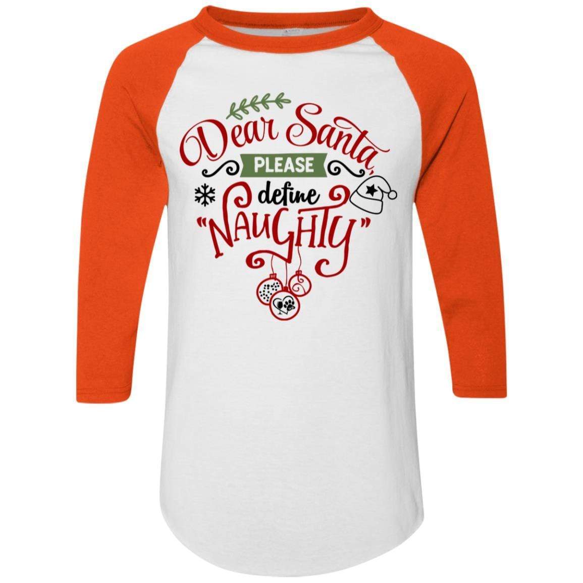 T-Shirts White/Orange / S WineyBitches.Co Colorblock Raglan Jersey WineyBitchesCo