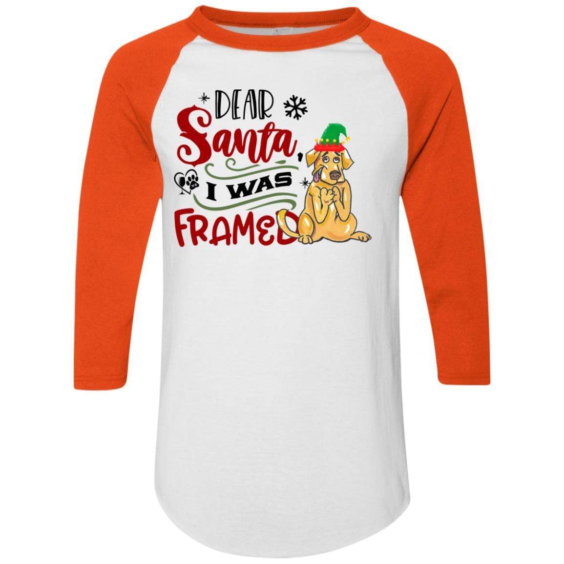 T-Shirts White/Orange / S WineyBitches.Co Colorblock Raglan Jersey WineyBitchesCo
