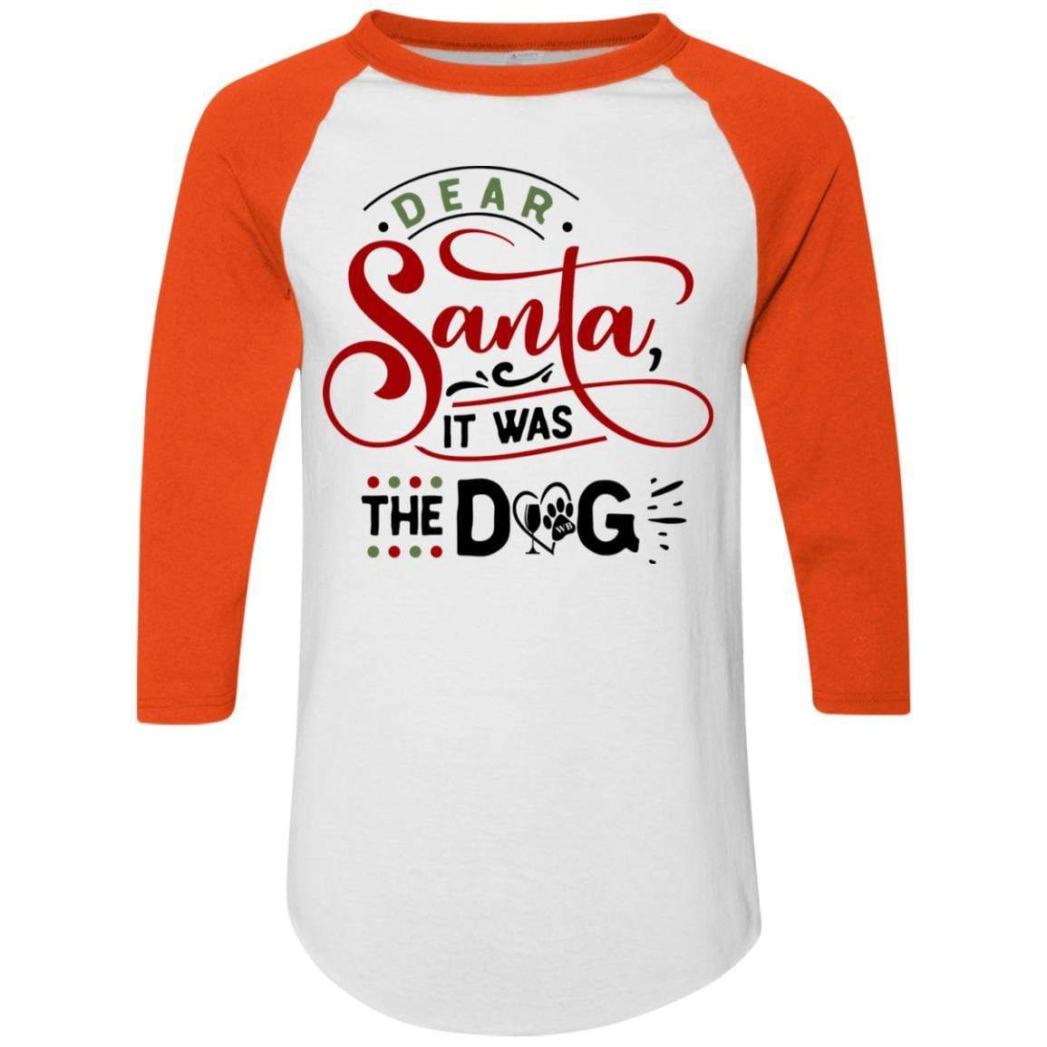 T-Shirts White/Orange / S WineyBitches.Co Colorblock Raglan Jersey WineyBitchesCo
