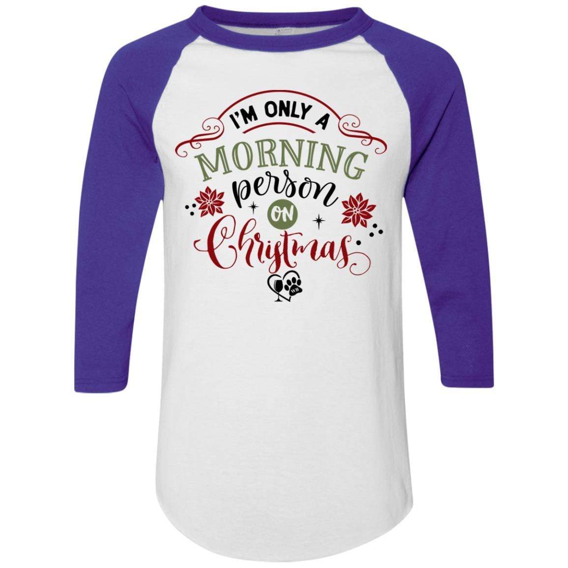 T-Shirts White/Purple / S WineyBitches.Co Colorblock Raglan Jersey WineyBitchesCo