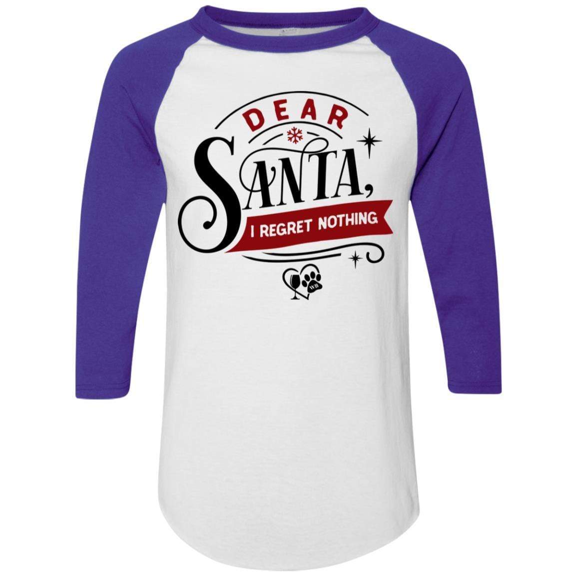 T-Shirts White/Purple / S WineyBitches.Co Colorblock Raglan Jersey WineyBitchesCo