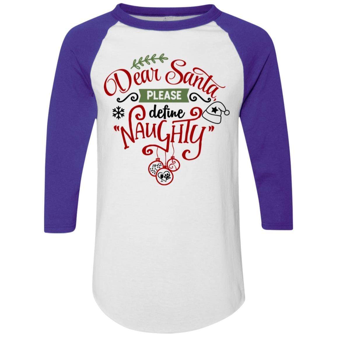 T-Shirts White/Purple / S WineyBitches.Co Colorblock Raglan Jersey WineyBitchesCo