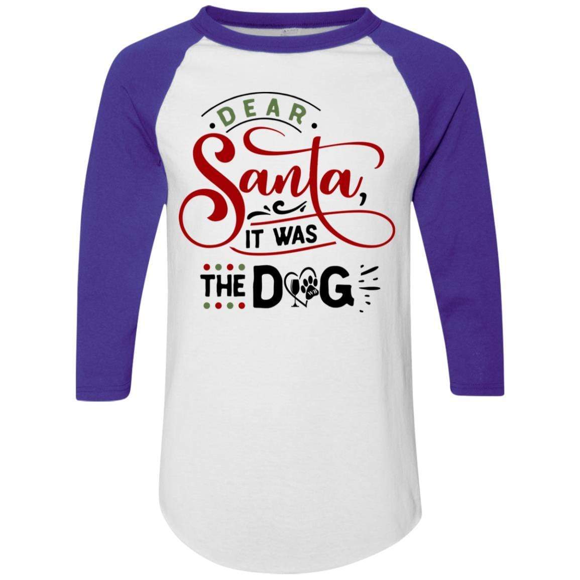 T-Shirts White/Purple / S WineyBitches.Co Colorblock Raglan Jersey WineyBitchesCo