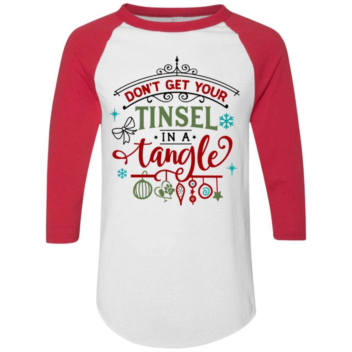 T-Shirts White/Red / S WineyBitches.Co Colorblock Raglan Jersey WineyBitchesCo