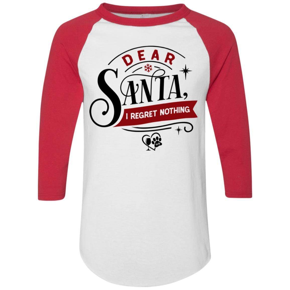 T-Shirts White/Red / S WineyBitches.Co Colorblock Raglan Jersey WineyBitchesCo