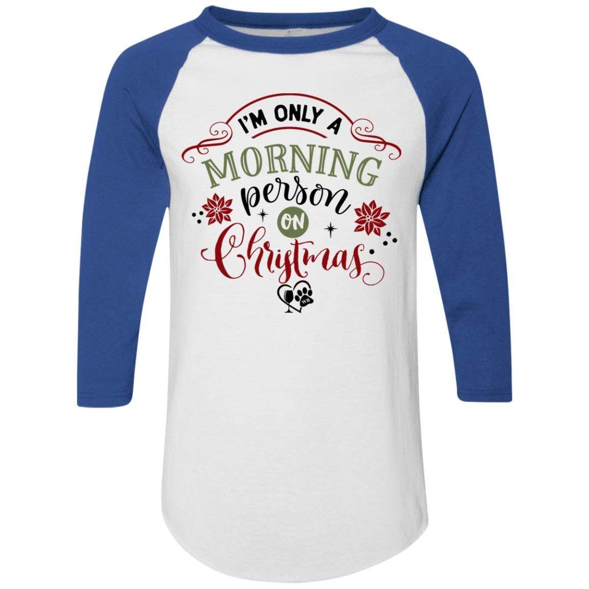 T-Shirts White/Royal / S WineyBitches.Co Colorblock Raglan Jersey WineyBitchesCo