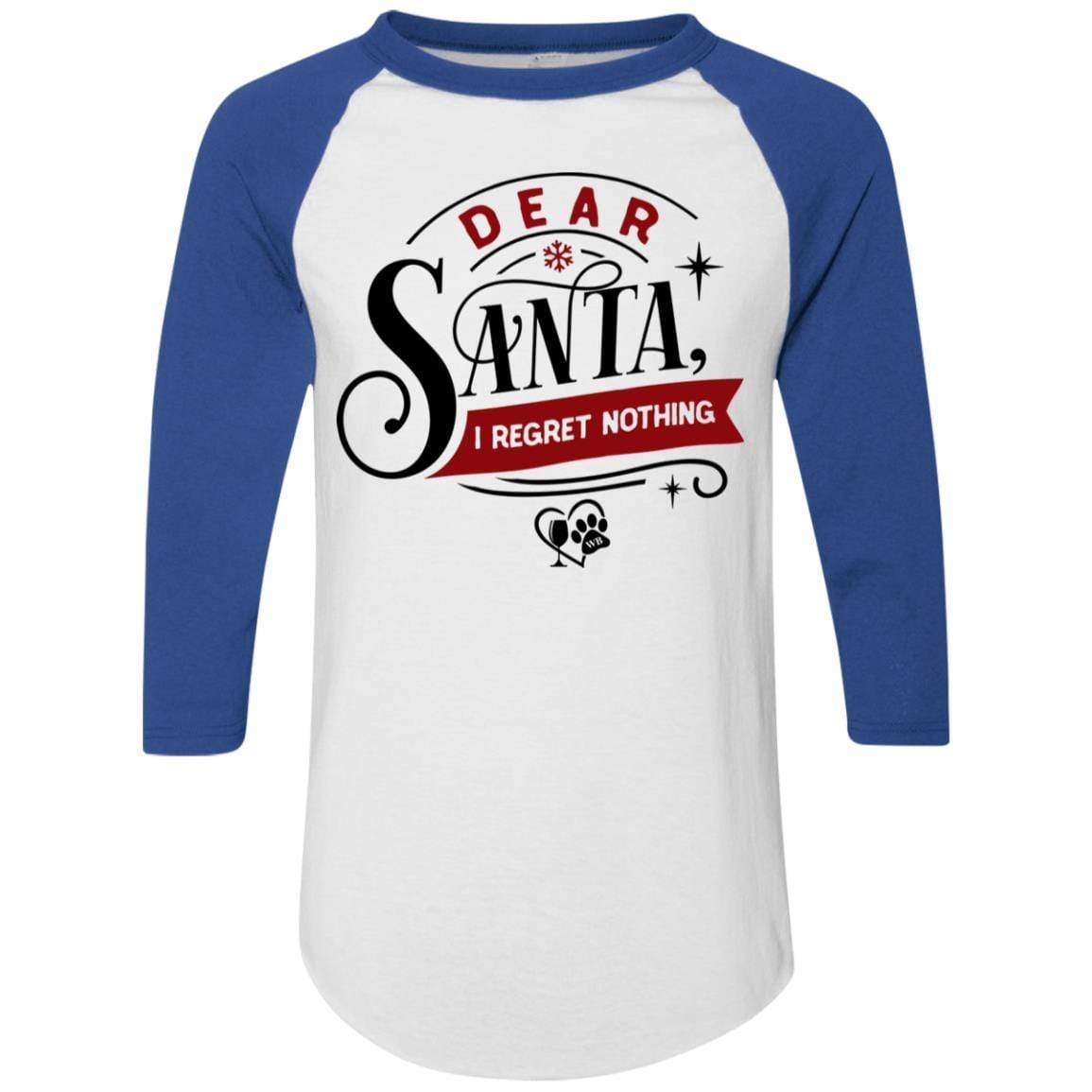 T-Shirts White/Royal / S WineyBitches.Co Colorblock Raglan Jersey WineyBitchesCo