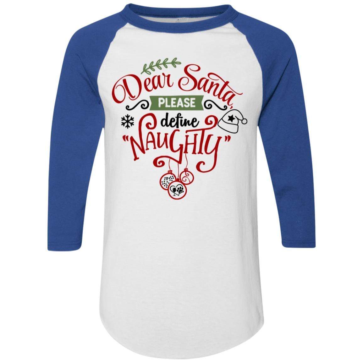 T-Shirts White/Royal / S WineyBitches.Co Colorblock Raglan Jersey WineyBitchesCo