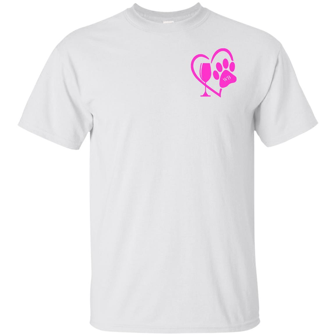 T-Shirts White / S WineyBitches.co "K9 Confetti" Ultra Cotton T-Shirt Duel Print WineyBitchesCo