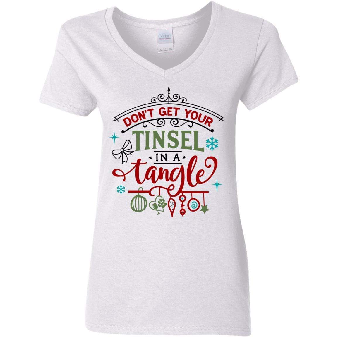 T-Shirts White / S WineyBitches.Co Ladies' 5.3 oz. V-Neck T-Shirt WineyBitchesCo