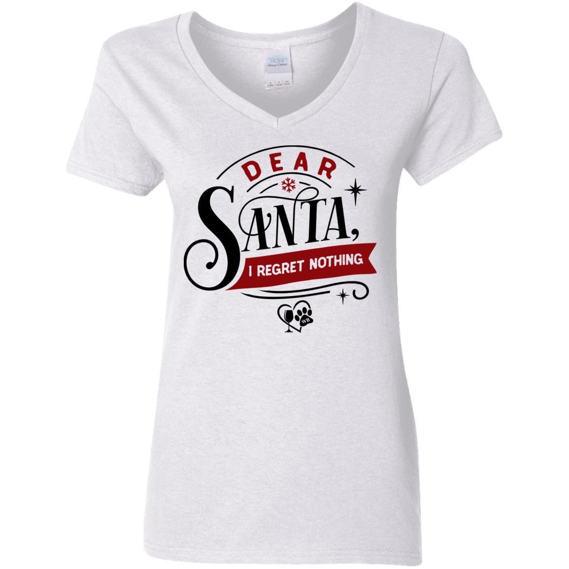 T-Shirts White / S WineyBitches.Co Ladies' 5.3 oz. V-Neck T-Shirt WineyBitchesCo
