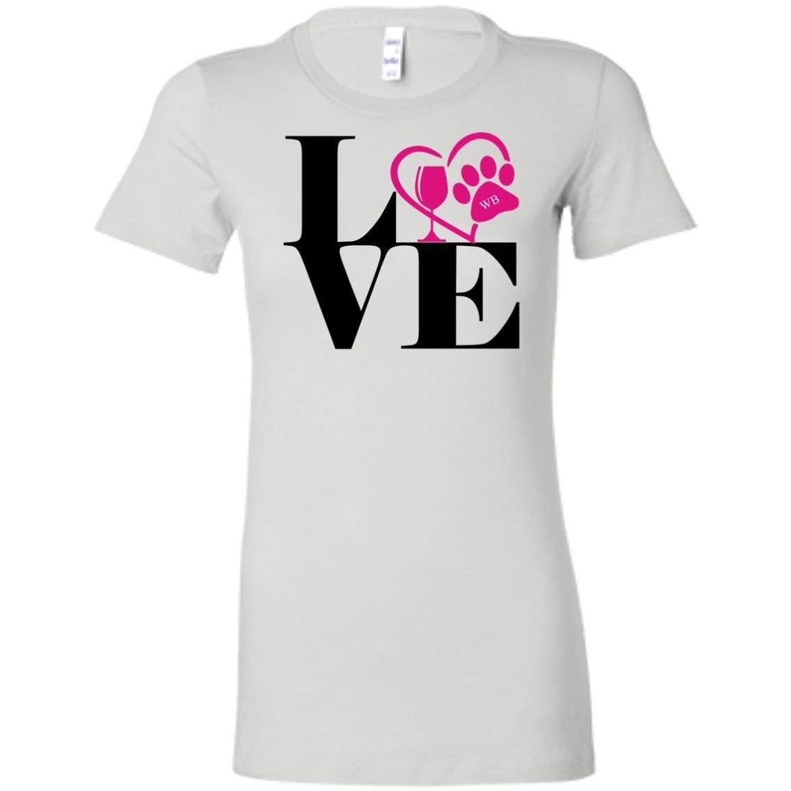 T-Shirts White / S WineyBitches.Co "Love Paw 2" Ladies' Favorite T-Shirt WineyBitchesCo