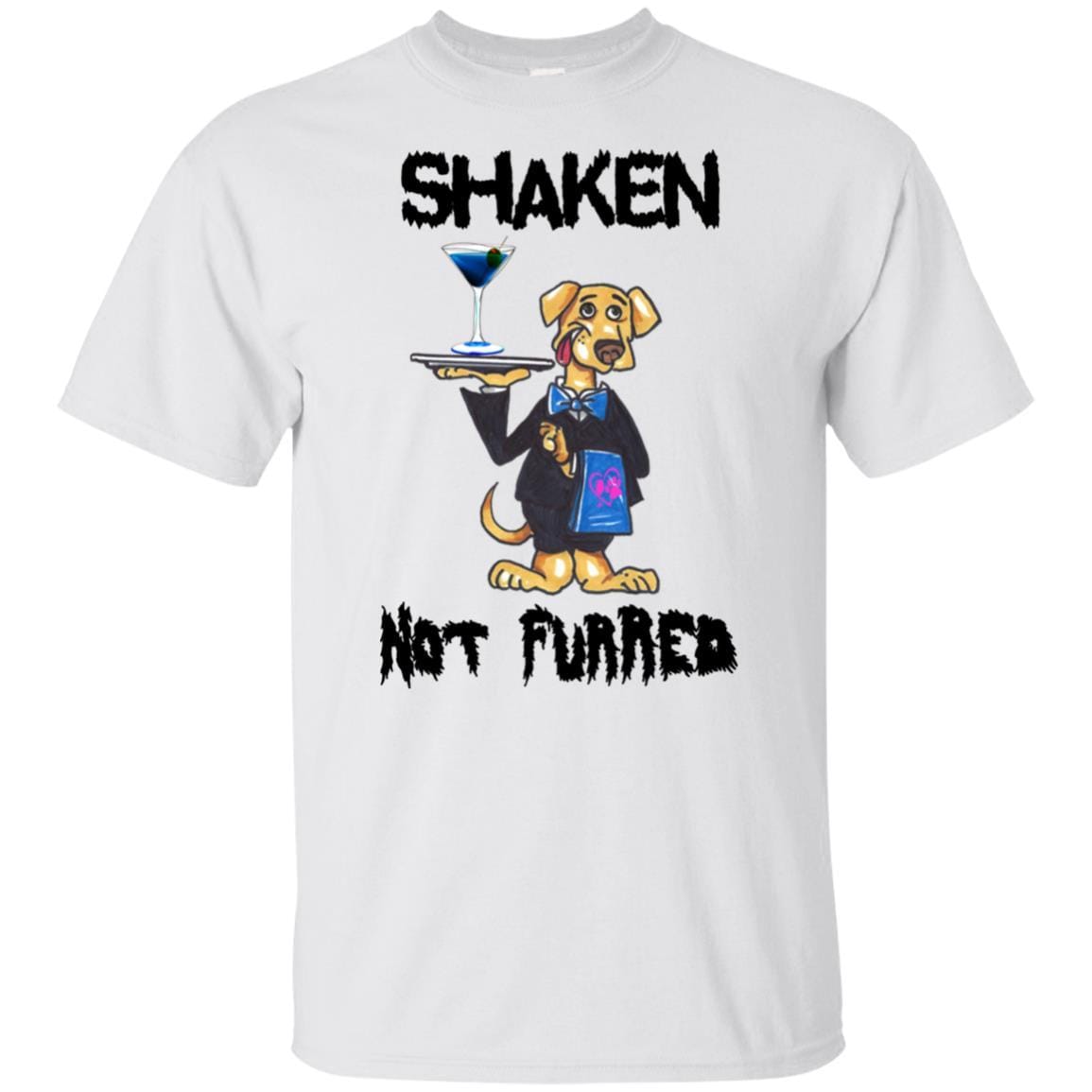 T-Shirts White / S WineyBitches.co 'Shaken Not Furred" Ultra Cotton T-Shirt WineyBitchesCo
