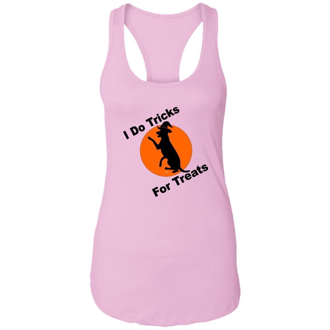 Tank Top Lilac / X-Small WineyBitches.Co "I Do Tricks For Treats" Dog-Ladies Ideal Racerback Tank WineyBitchesCo