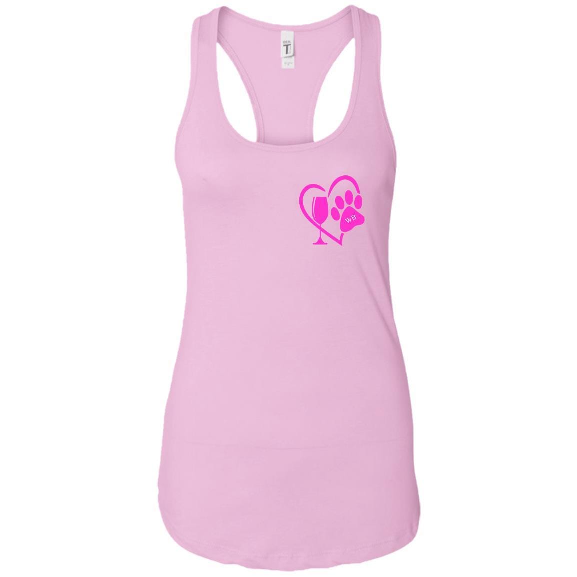 Tank Top Lilac / X-Small WineyBitches.co "K9 Confetti" Ideal Racerback Tank Duel Printed. Ladies Ideal Racerback Tank WineyBitchesCo